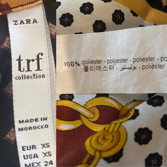 ZARA TRF Collection Multi Chain Shirt, Women's xs - Picture 5 of 8